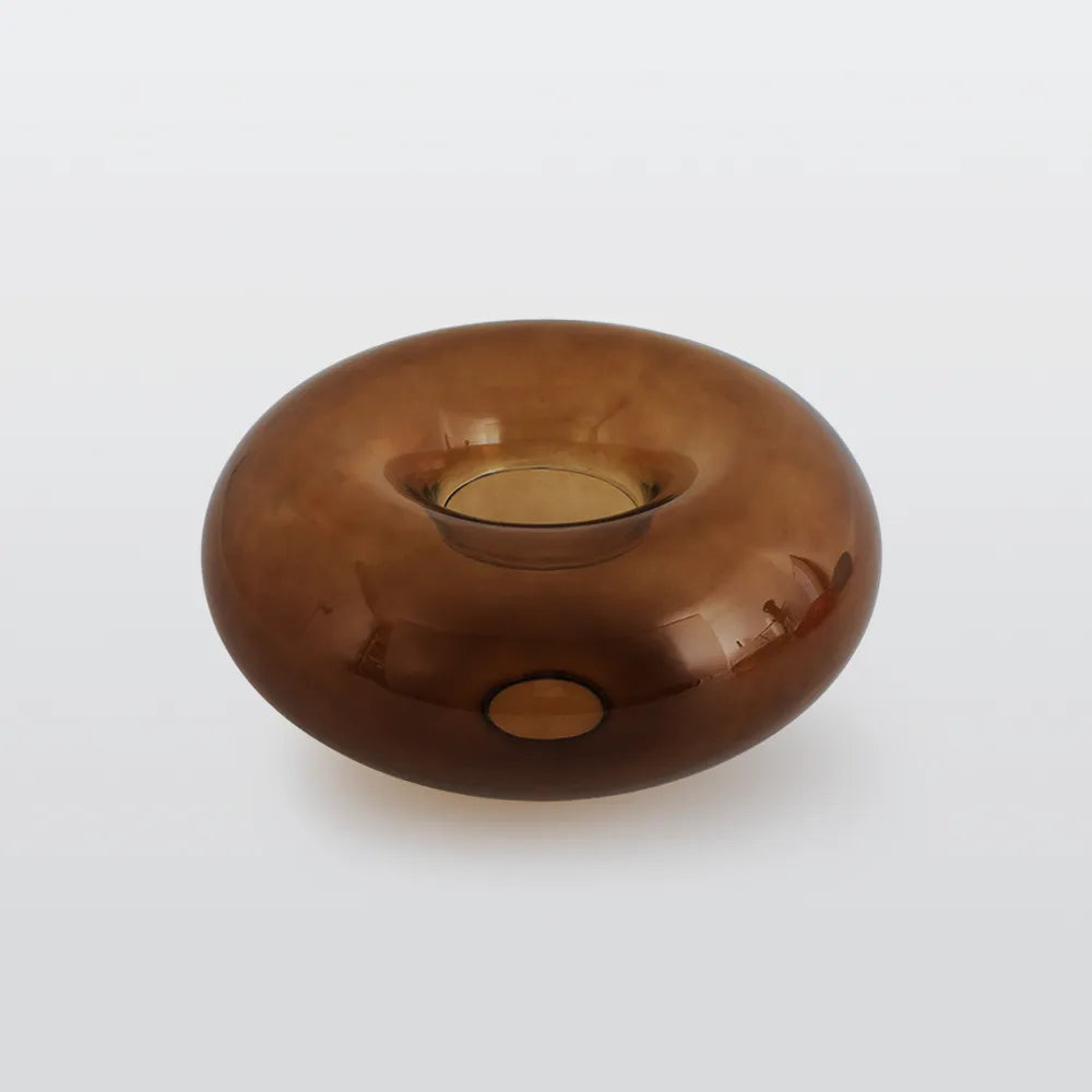 Flush Mount Ceiling Light | Clouded Glass & Metal