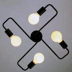 Flush Mount Ceiling Light | Vintage Industrial Metal