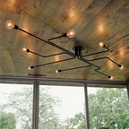 Flush Mount Ceiling Light | Vintage Industrial Metal