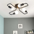 Flush Mount Ceiling Light | Vintage Industrial Metal