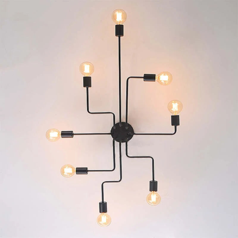 Flush Mount Ceiling Light | Vintage Industrial Metal