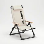 Folding Lounge Chair | Reclining & Headrest | Space-Saving