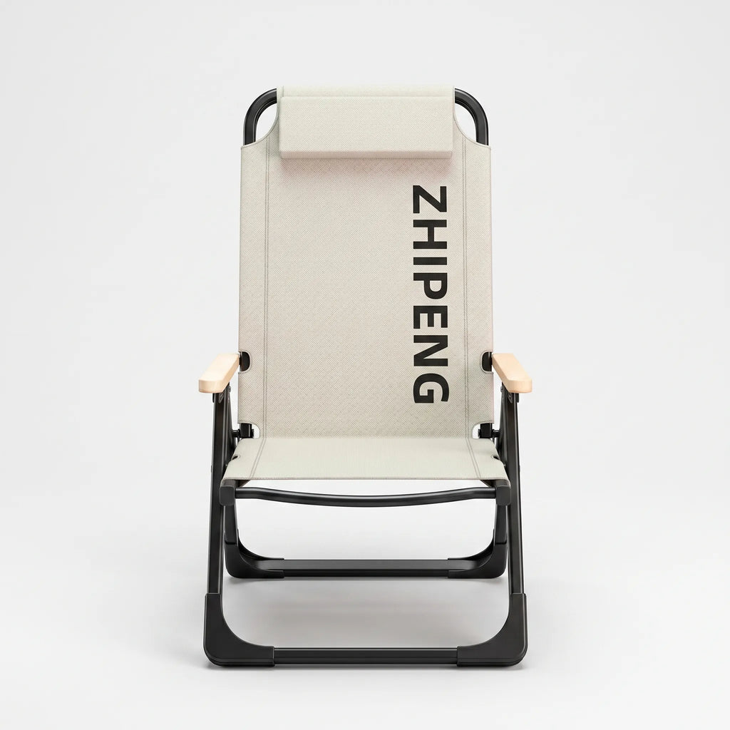 Folding Lounge Chair | Reclining & Headrest | Space-Saving