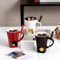 Fondue Set | Candle-Heated Ceramic & Dishwasher-Safe | For Two
