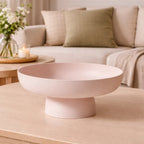 Fruit Bowl | Ceramic Retro Design & Raised Pedestal Base