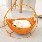 Fruit Bowl | Woven Wicker & Sturdy Stand | 56 cm Diameter