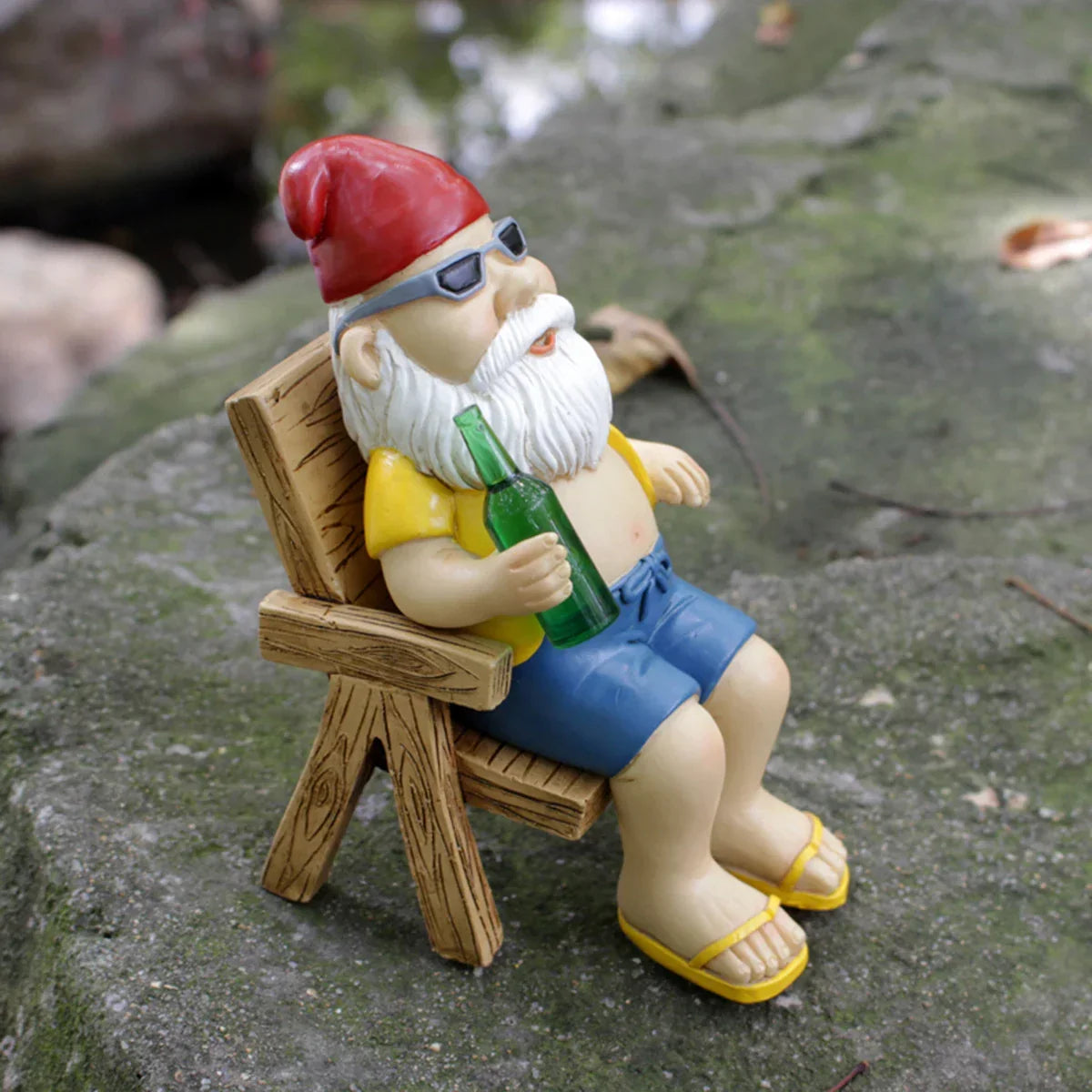 Garden Gnome Figurine | Resin & Weather-Resistant | 12.5 cm Height