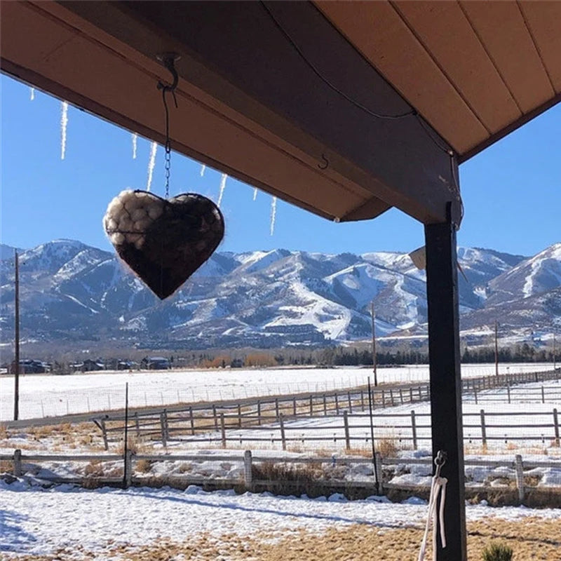 Garden Hanging Ornament | Heart-Shaped, Handmade & Lightweight