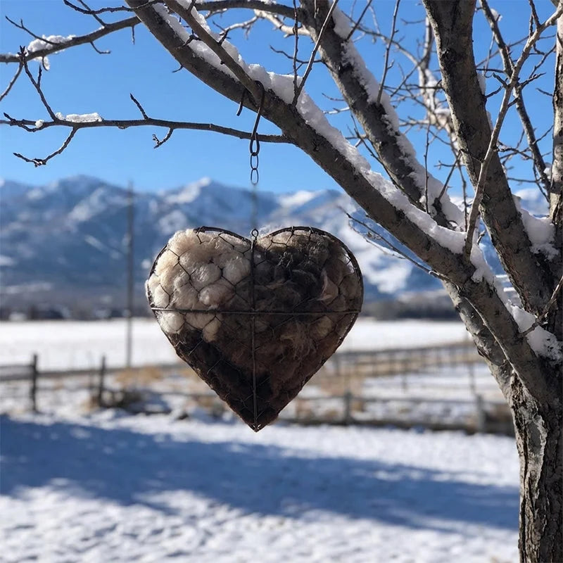 Garden Hanging Ornament | Heart-Shaped, Handmade & Lightweight