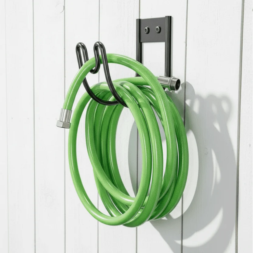 Garden Hose Holder | Wall-Mounted Metal & Space-Saving