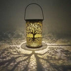 Garden Lantern | Solar-Powered Shadow-Projecting & Weather-Resistant