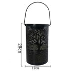Garden Lantern | Solar-Powered Shadow-Projecting & Weather-Resistant