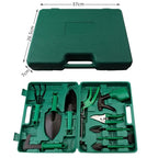 Garden Tool Set | Stainless Steel Heads & Ergonomic Grips | 10-Piece Set