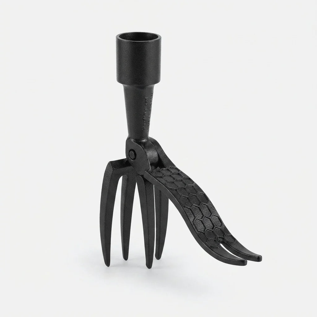Garden Weed Puller | Four-Claw Foot-Pedal | Rust-Resistant Steel