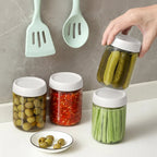 Glass Food Storage Jars | Airtight & Stackable | Set of 6
