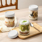 Glass Food Storage Jars | Airtight & Stackable | Set of 6
