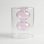 Glass Vase | Handmade Sculptural Double-Walled