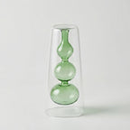 Glass Vase | Handmade Sculptural Double-Walled