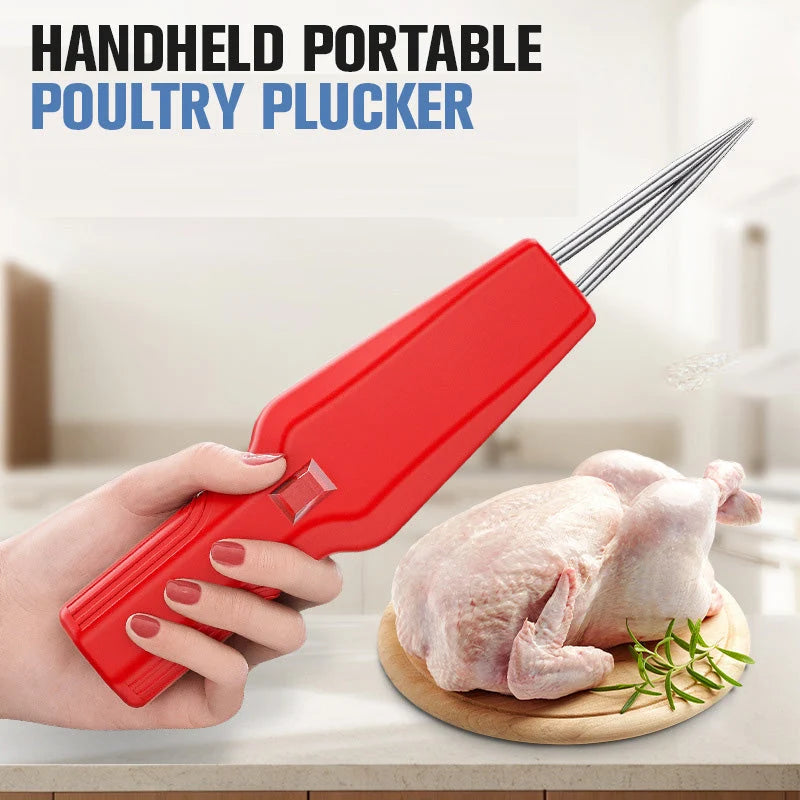 Handheld Poultry Plucker | Rechargeable & Mains Power Gentle Plucking