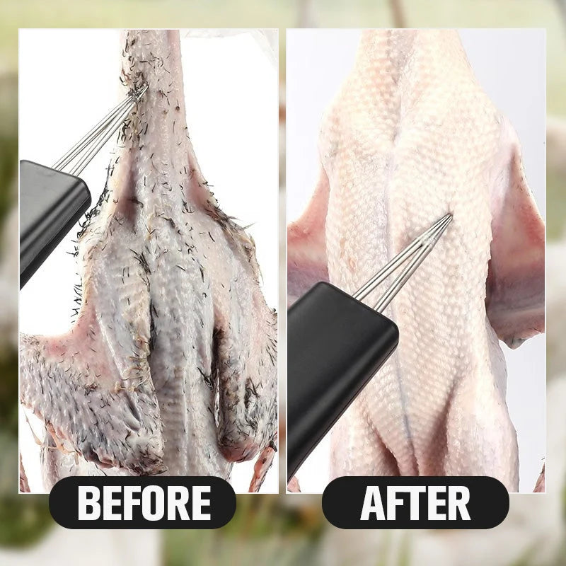 Handheld Poultry Plucker | Rechargeable & Mains Power Gentle Plucking