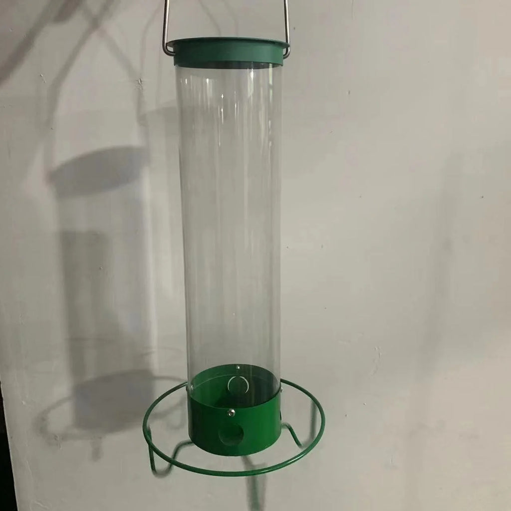 Hanging Bird Feeder | Squirrel-Proof Spinning Perch & Metal | 4 Feeding Ports
