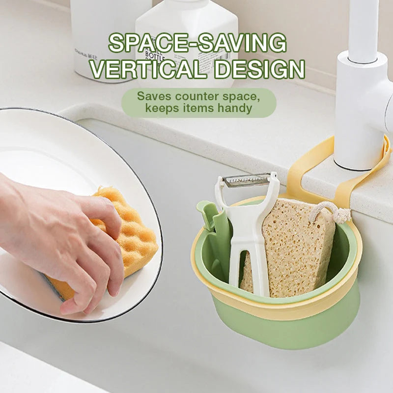 Hanging Sink Strainer | Fine Stainless Steel Mesh & Lock-Release