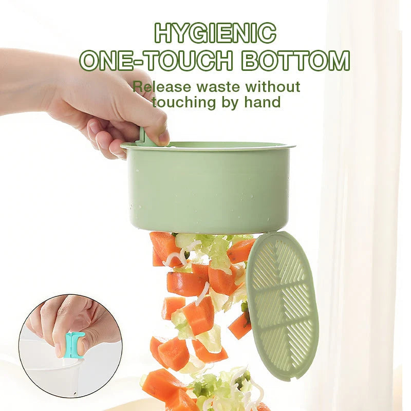 Hanging Sink Strainer | Fine Stainless Steel Mesh & Lock-Release