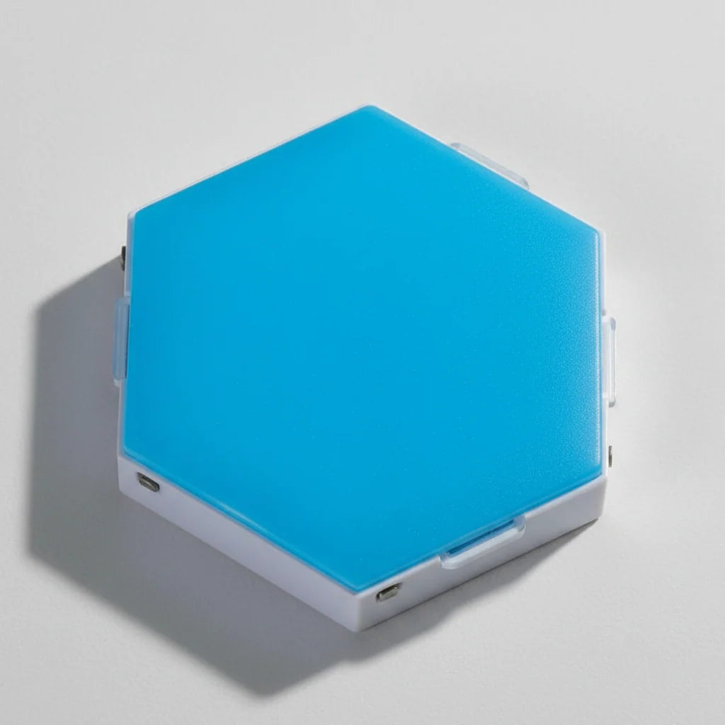 Hexagonal LED Wall Panels | Touch-Controlled RGB | Adjustable Brightness
