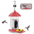 Hummingbird Feeder | 1080P Wide-Angle Camera & Wi-Fi