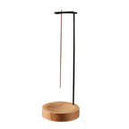 Incense Burner | Handcrafted Wood & Metal | 3.58 x 9.96 in