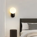 Indoor Wall Lamp | Resin & Glass LED Globe | Dimmable