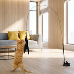 Interactive Cat Toy | Flexible Rod & Strong Suction Cup