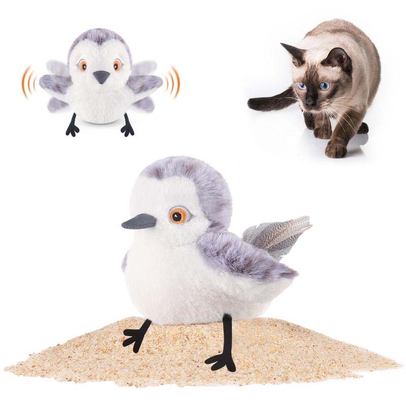 Interactive Cat Toy | Realistic Chirp & Motion | Rechargeable