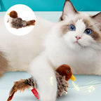 Interactive Cat Toy | Realistic Chirp & Motion | Rechargeable