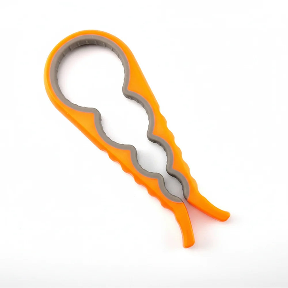 Jar & Bottle Opener | Non-Slip Rubber & Extended Handle | Fits 1–3 in Lids