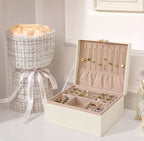 Jewelry Box | Two-Tier Expandable Tray & Soft Lining