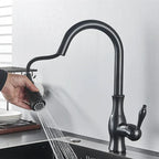 Kitchen Faucet | Pull-Out Spray Head | Copper Finish