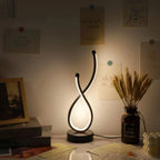 LED Desk Lamp | Infinity Loop & 3 Light Modes | 36 x 11 cm