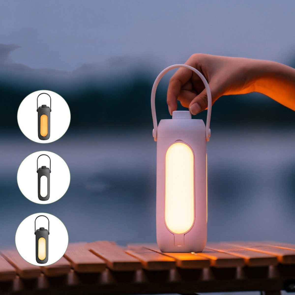 LED Lantern | Dimmable & USB-Rechargeable | 10,000 mAh