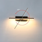 LED Wall Light | 330° Swiveling & Selectable Color Temperature | 30/40/50 cm