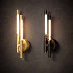 LED Wall Sconce | Adjustable Color Temperature, Metal & Acrylic | Single Or Double Head
