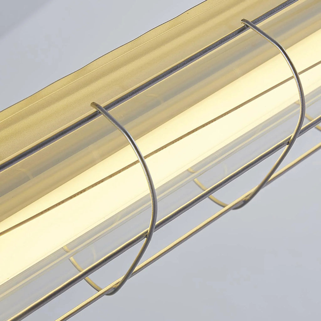 Linear Pendant Light | Integrated LED & Adjustable Suspension | 123 cm