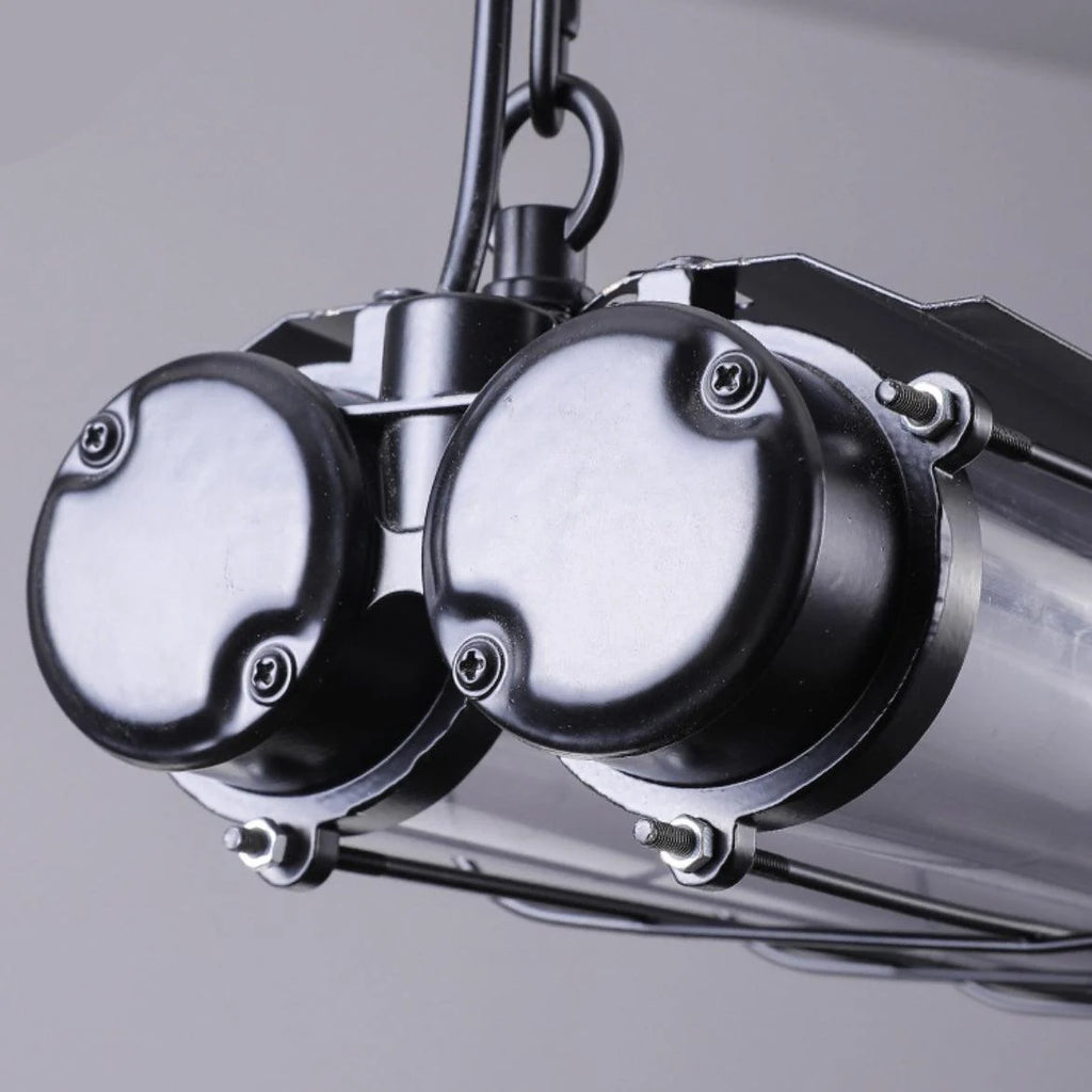 Linear Pendant Light | Integrated LED & Adjustable Suspension | 123 cm