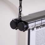 Linear Pendant Light | Integrated LED & Adjustable Suspension | 123 cm