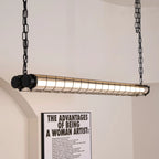 Linear Pendant Light | Integrated LED & Adjustable Suspension | 123 cm