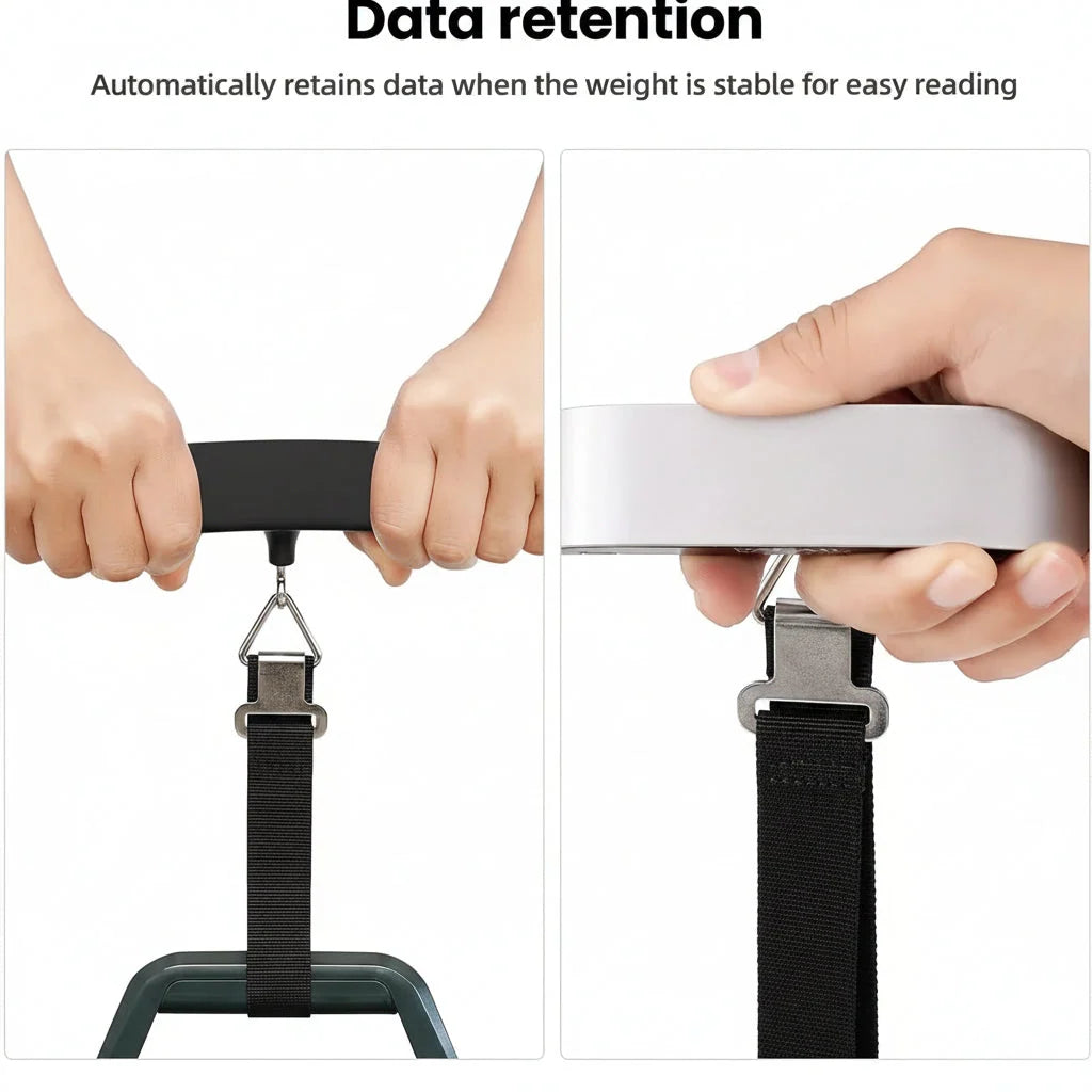 Luggage Scale | Digital Backlit LCD | 110 lb Capacity