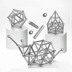 Magnetic Building Set | Colorful Rods & Spheres