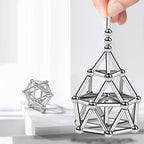 Magnetic Building Set | Colorful Rods & Spheres