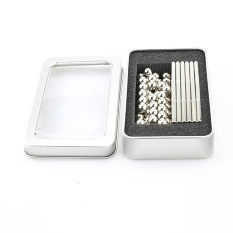 Magnetic Building Set | Colorful Rods & Spheres
