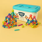 Magnetic Building Set | Sticks & Connectors | 36-144 Pieces